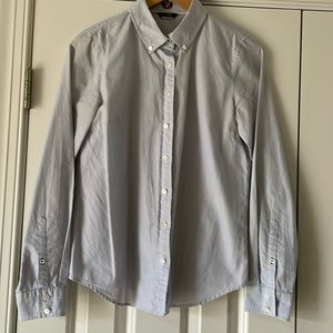 J. Crew Blue-Stripped Button Down Shirt